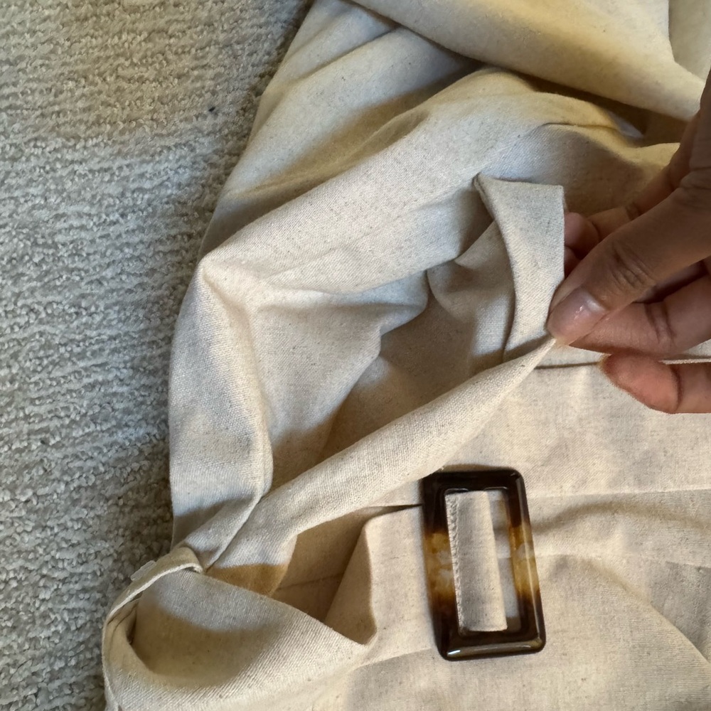 NWT Strapless Beige Dress - S - Picture 3 of 4